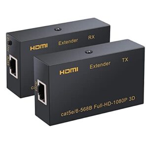 Lan to Hdmi 60m Extender | Receiver & Transmitter 60m