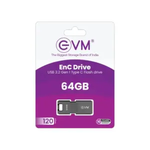 EVM Enc Pendrive Type-C 64GB USB 3.2 (ENC/64G)