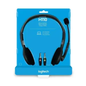Logitech Wired Headphone H110 Double Pin