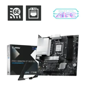 MSI Motherboard PRO B860M-P WIFI6E DDR5 For Ultra Processors