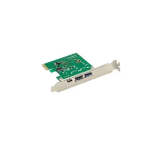 PCIe X1 To 2 Port USB 3.0 1 Port Type-C Add On Card
