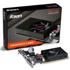 Foxin Nvidia Graphic Card GT610 2GB DDR3 with HDMI, DVI, VGA Port