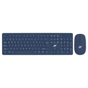 Ant Value Wireless Keyboard Mouse Combo Blue FKBRI05