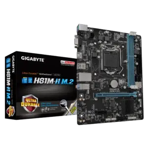 Gigabyte H81M H M.2 DDR3 Motherboard For Intel 4th Gen